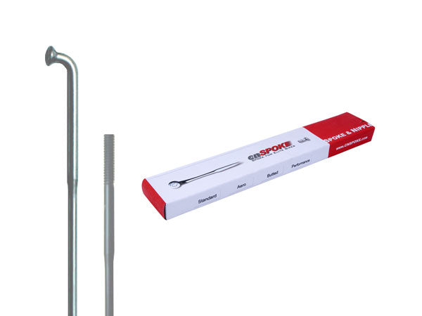 CNSPOKE DB454 Speichen 2,0-1,8-2,0 Edelstahl 264mm Silber + Nippel 144 Stk.