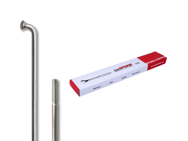 CNSPOKE STD14 Speichen 2.0-2.0-2.0 Edelstahl 192mm silber + Nippel 144 Stk.