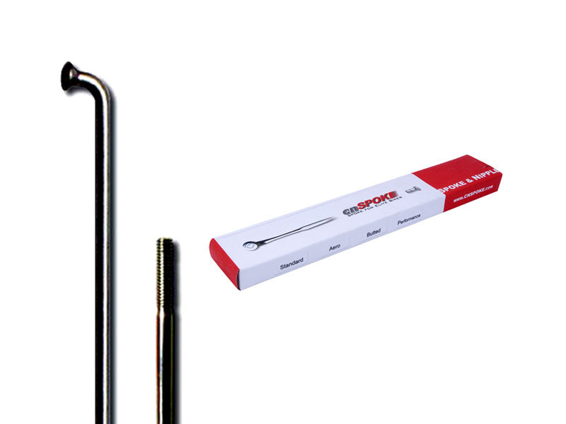 CNSPOKE STD14 Speichen 2.0-2.0-2.0 Edelstahl 260mm schwarz + Nippel 144 Stk.