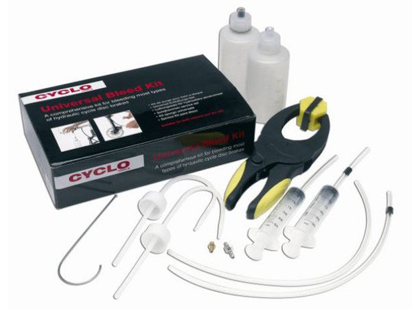 WELDTITE CYCLO Bremsen-Entlüftungsset UNIVERSAL (Shimano, Avid, Tektro, Magura, Hayes, Mph, Hope, Clark's)