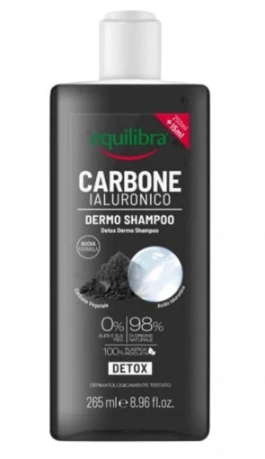 EQUILIBRA - Equilibra, Reinigungsshampoo mit Aktivkohle, 250 ml