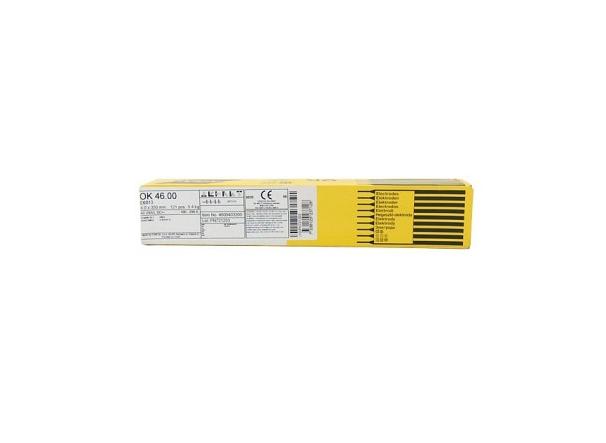 ESAB RUTILE ELEKTRODE FI 2,5 x 350 mm 5,5 kg OK 46,00 312 Stk. ROSA.