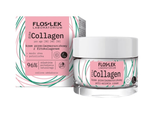 FLOSLEK - Flos-Lek Fito Collagen, Anti-Falten-Creme, 50 ml