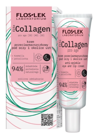 FLOSLEK - Flos-Lek Fito Collagen, Anti-Falten-Augencreme, 30 ml
