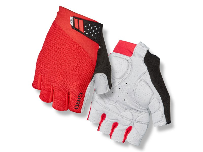 GIRO MONACO II GEL Herrenhandschuhe Kurzfinger leuchtend rot Größe. L (Handumfang 229-248 mm / Handlänge 189-199 mm)