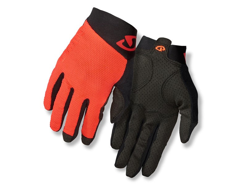 GIRO RIVET II Herrenhandschuhe Langfinger Zinnoberschwarz Größe. XXL (Handumfang ab 267 mm / Handlänge ab 211 mm)
