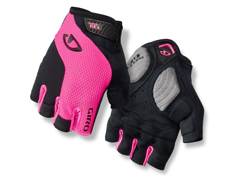 GIRO STRADA MASSA SG Damenhandschuhe Kurzfinger leuchtend rosa Größe. S (Handumfang 155-169 mm / Handlänge 160-169 mm)