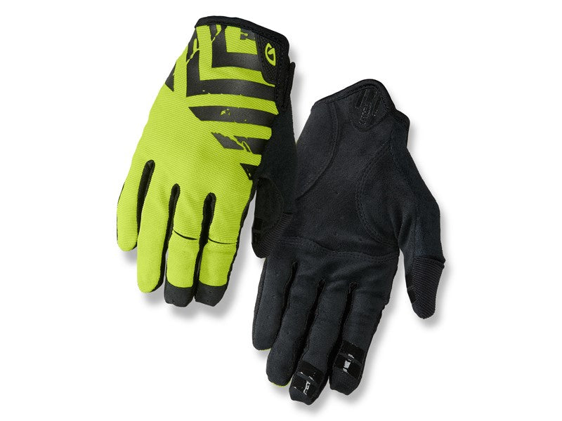 GIRO DND Herrenhandschuhe Langfinger schwarz Limette Größe. S (Handumfang 178-203 mm / Handlänge 175-180 mm)