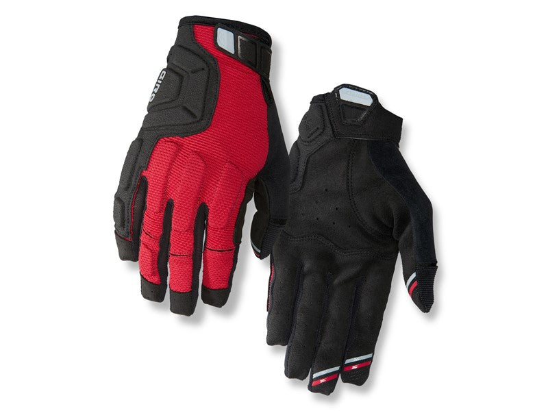 GIRO REMEDY X2 Herrenhandschuhe Langfinger dunkelrot schwarz grau Gr. XL (Handumfang 248-267 mm / Handlänge 200-210 mm)