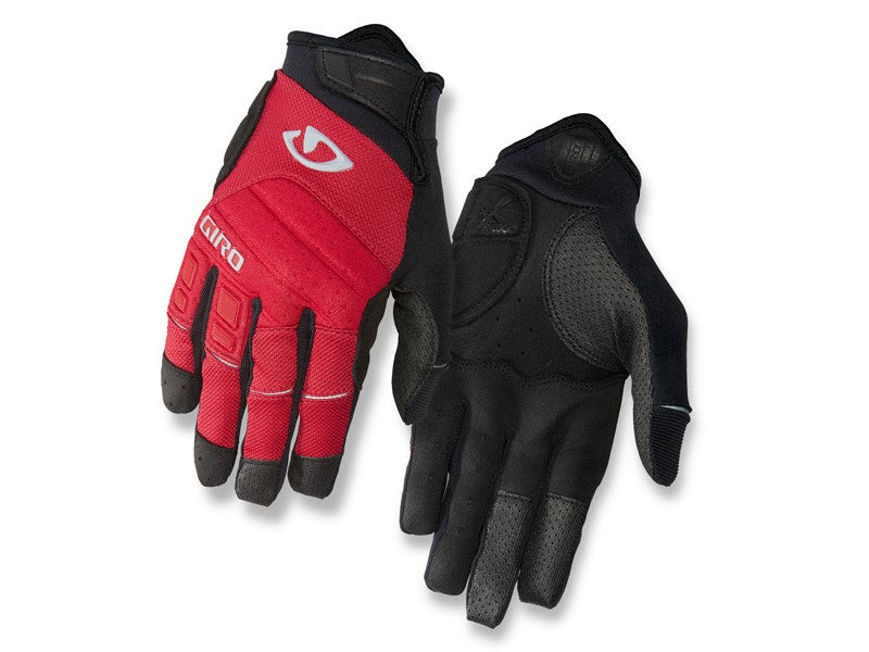 GIRO XEN Herrenhandschuhe Langfinger dunkelrot schwarz grau Gr. S (Handumfang 178-203 mm / Handlänge 175-180 mm)