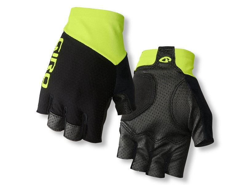 GIRO ZERO CS Herrenhandschuhe Kurzfinger Schwarz Highlight Gelb Größe. XXL (Handumfang ab 267 mm / Handlänge ab 211 mm)