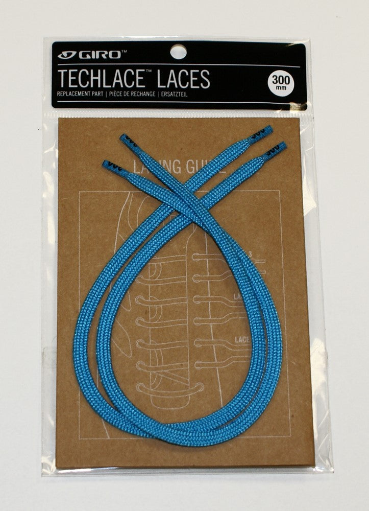 GIRO TECHLACE LACES blaue Juwelenschnürsenkel 300 mm