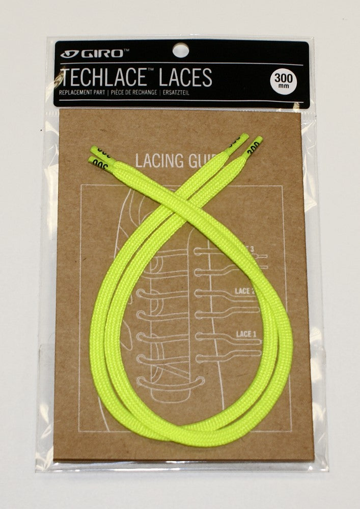 GIRO TECHLACE LACES markieren gelbe 305-mm-Schnürsenkel