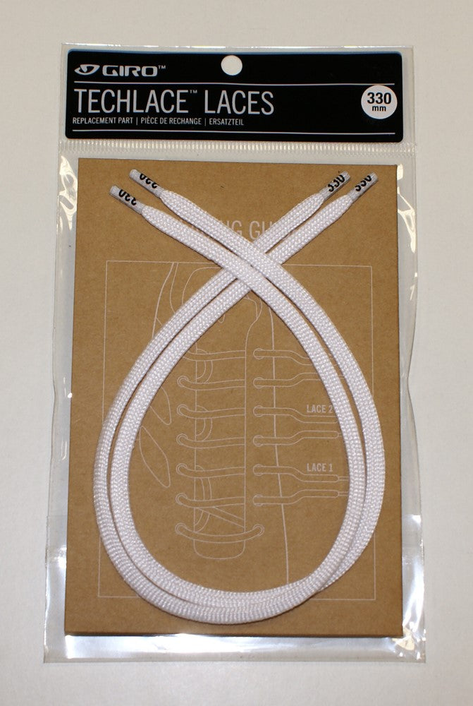 GIRO TECHLACE LACES weiße 315-mm-Schnürsenkel