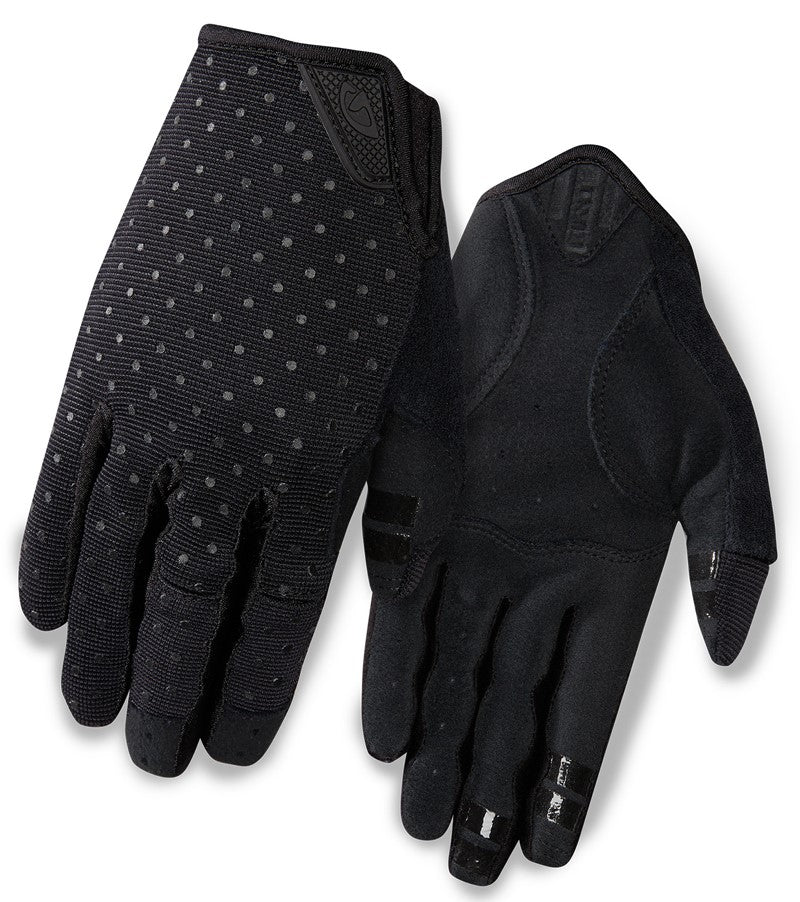 GIRO LA DND Damenhandschuhe Langfinger schwarz gepunktet Größe. XL (Handumfang 205-210 mm / Handlänge 196-205 mm)