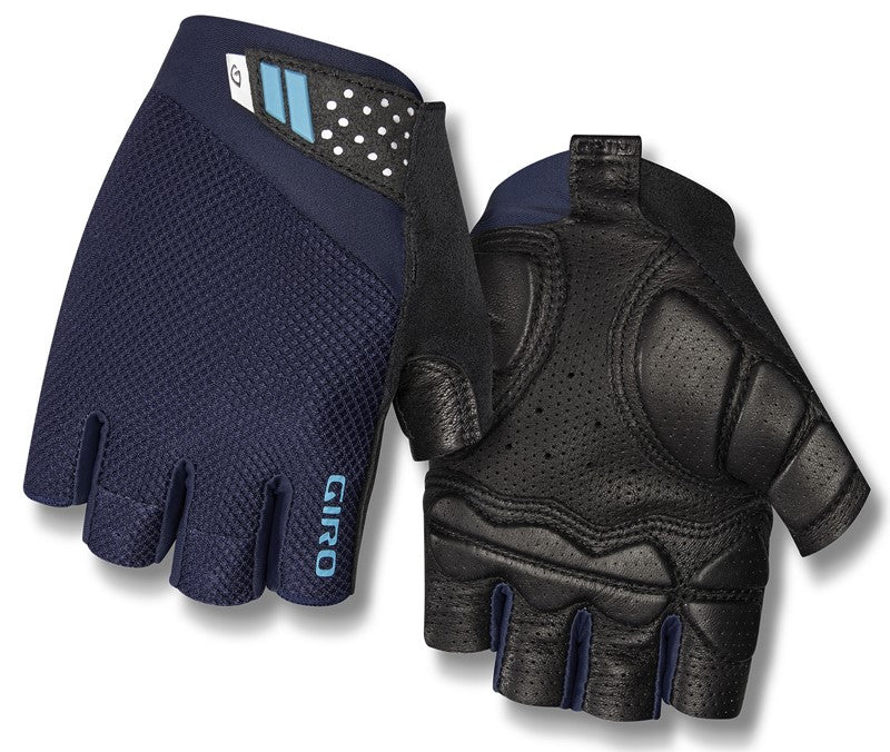 GIRO MONACO II GEL Herrenhandschuhe Kurzfinger Mitternachtsblau Eisberggröße. S (Handumfang 178-203 mm / Handlänge 175-180 mm)