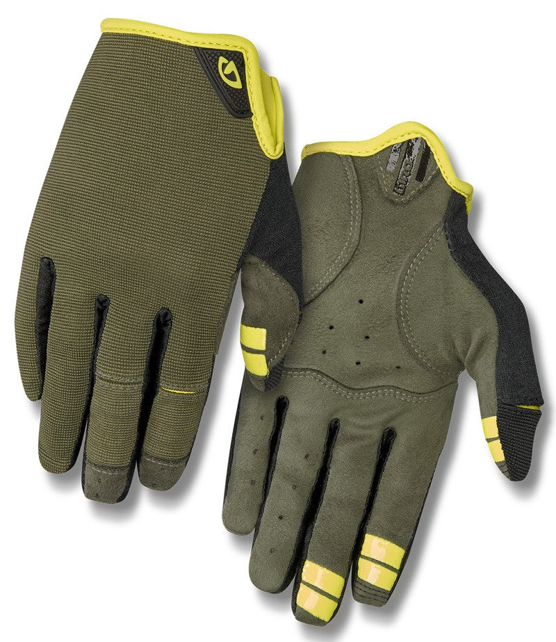 GIRO DND Herrenhandschuhe Langfinger Olive Größe. L (Handumfang 229-248 mm / Handlänge 189-199 mm)
