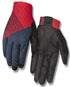 GIRO RIV'ETTE CS Damenhandschuhe Langfinger Tri Split Rot Mitternachtsgröße. L (Handumfang 190-204 mm / Handlänge 185-195 mm)