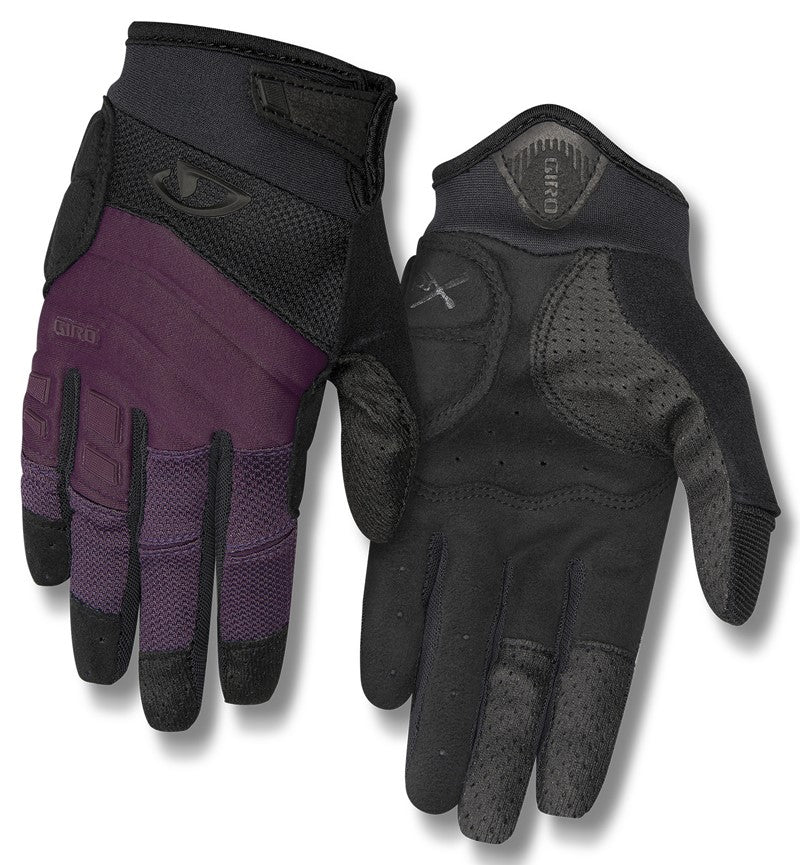 GIRO XENA Damenhandschuhe Langfinger Dusty Purple Black Größe. S (Handumfang 155-169 mm / Handlänge 160-169 mm)