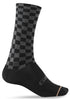 GIRO COMP RACER HIGH RISE Socken kariert, Pfirsichgröße. M (40-42)