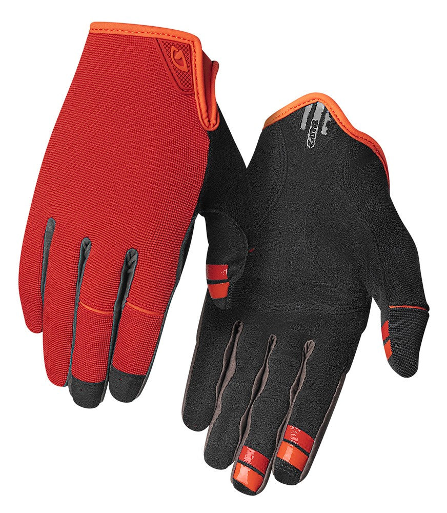 GIRO DND Herrenhandschuhe Langfinger rot orange Größe. XL (Handumfang 248-267 mm / Handflächenlänge 200-210 mm)