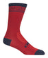 GIRO COMP HIGH RISE Socken dunkelrote Linien Größe. XL (46-48)