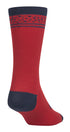 GIRO COMP HIGH RISE Socken dunkelrote Linien Größe. XL (46-48)