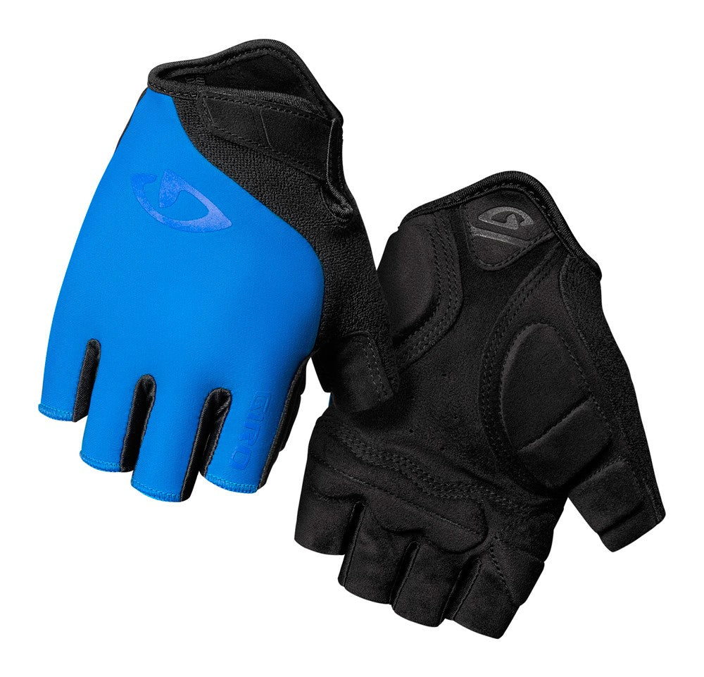 GIRO JAG'ETTE Damenhandschuhe mit kurzem Fingerbesatz, blaue Größe. L (Handumfang 190-204 mm / Handlänge 185-195 mm)