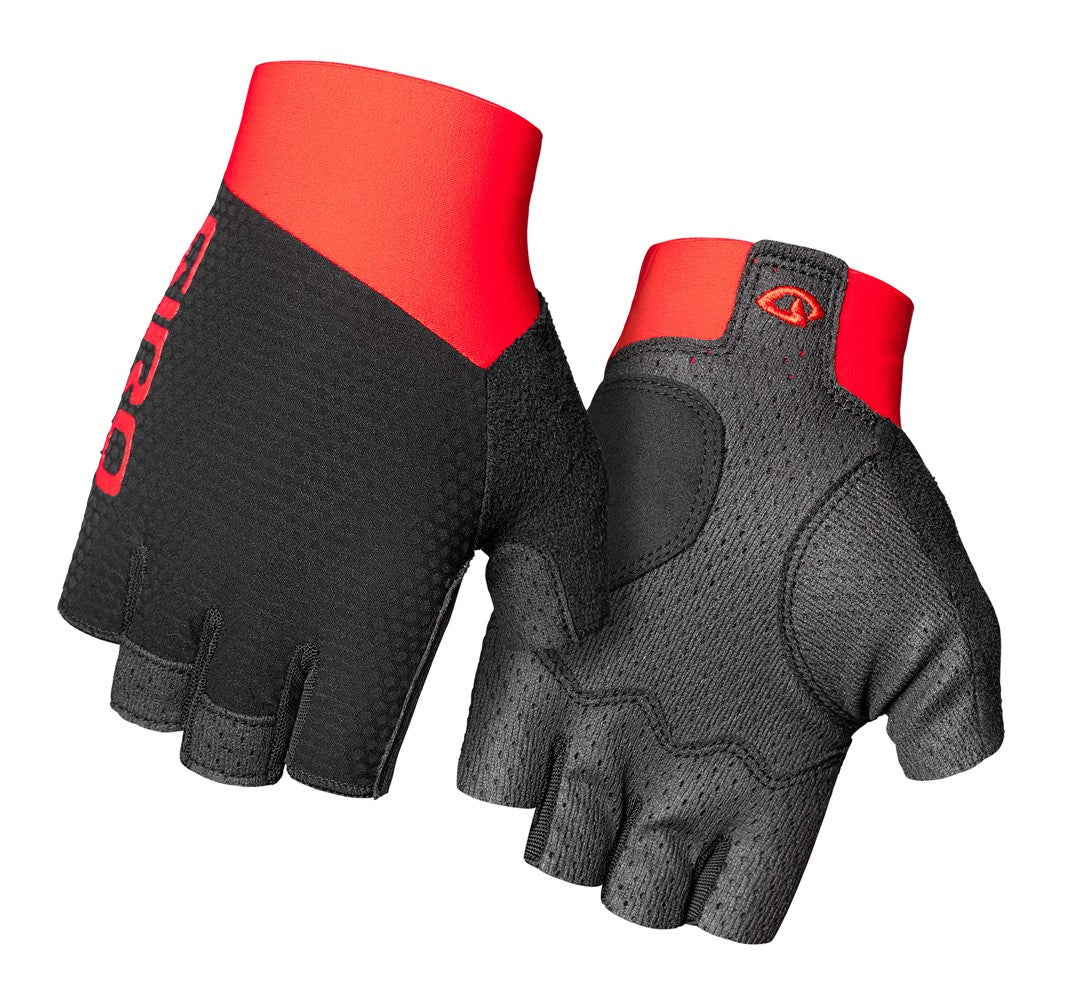 GIRO ZERO CS Herrenhandschuhe, kurzer Fingerbesatz, rote Größe. S (Handumfang 178-203 mm / Handlänge 175-180 mm)