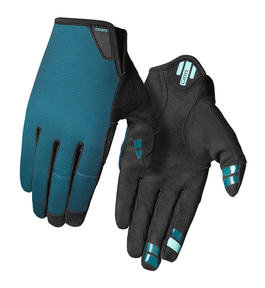 GIRO LA DND Damenhandschuhe Langfinger Harbour Blue/Screaming Tea Größe. XL (Handumfang 205-210 mm / Handlänge 196-205 mm)
