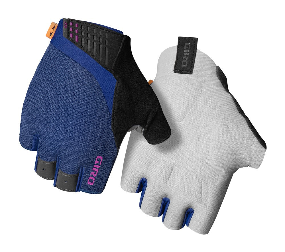 GIRO SUPERNATURAL Damenhandschuhe Kurzfingergröße Midnight/Throwback Purple. S (Handumfang 155-169 mm / Handlänge 160-169 mm)