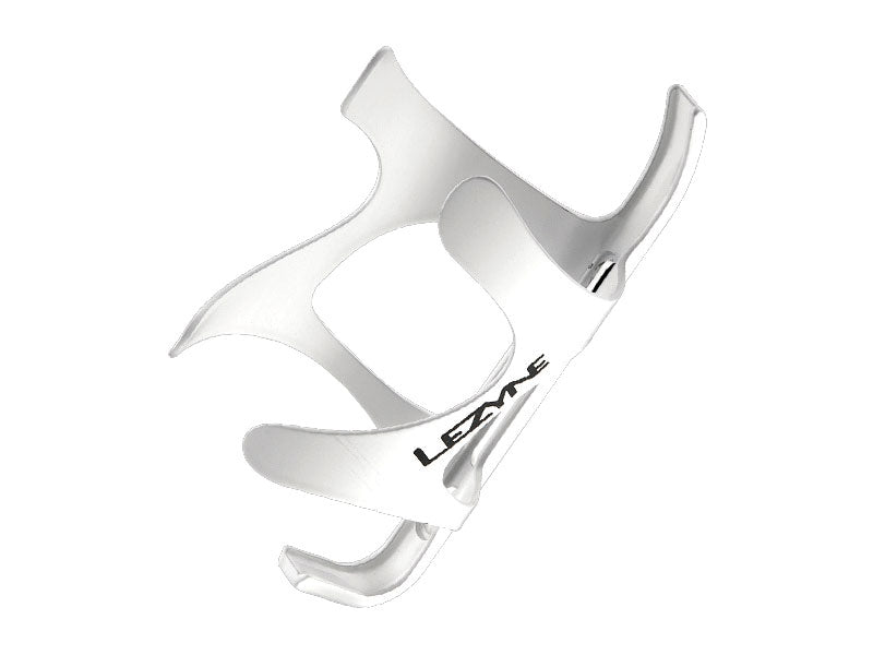 LEZYNE CNC CAGE AL Flaschenhalter Aluminium weiß