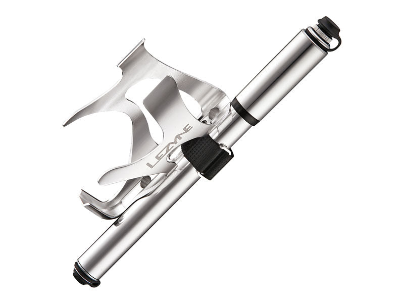 LEZYNE ROAD DRIVE CAGE Trinkflaschenhalter Aluminium Silber