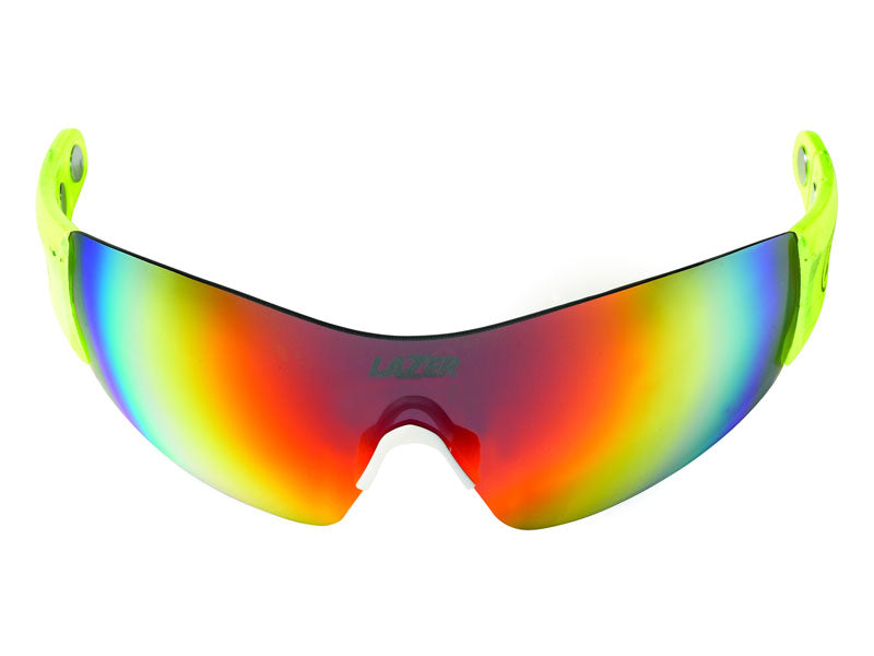 LAZER MAGNETO Flash Yellow Brille (Smoke-Black Red REVO, Yellow, Clear)