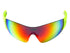 LAZER MAGNETO Flash Yellow Brille (Smoke-Black Red REVO, Yellow, Clear)