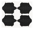 LIZARDSKINS DSP-Hebelgriff – Jet Black 0,5 mm (2 Sätze à 2 Stück)