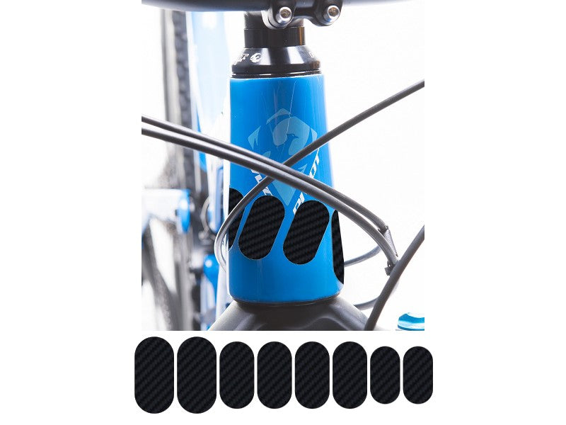 LIZARDSKINS PATCH KIT CARBON LEATHER Rahmenabdeckung, Set mit 8 Stück.