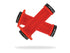 LIZARDSKINS MINI MACHINE LOCK-ON Lenkergriffe schwarze Schnallen 105mm rot