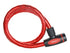 MASTERLOCK QUANTUM 8228 Fahrradschloss 18mm 100cm SCHLÜSSEL rot