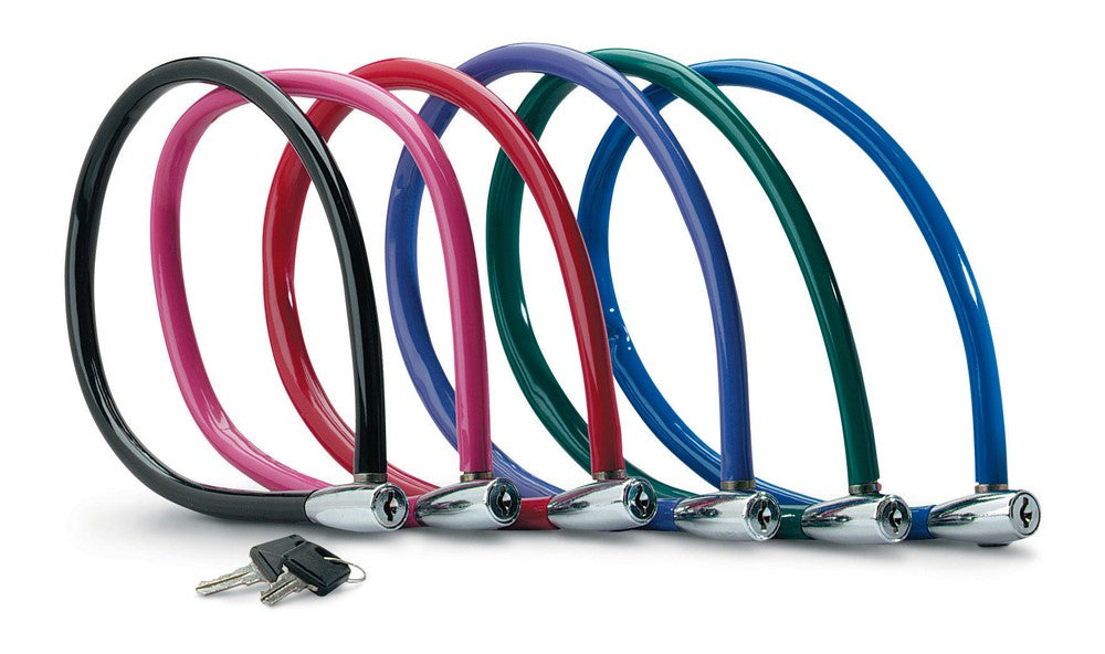 MASTERLOCK QUANTUM 8630-F Fahrradschloss 6 mm 55 cm SCHLÜSSEL-Set, Farbmischung, Box mit 6 Stück.