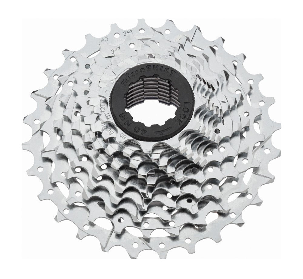 MICROSHIFT R10 10-Gang-Kassette, Stahl, Shimano-kompatibel, 11-12-13-14-15-17-19-21-23-25, Chrom
