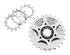 MICROSHIFT CENTOS 11-Gang-Kassette, Stahl, Shimano-kompatibel, 11-12-13-14-15-16-17-19-21-24-28, Chrom,