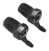 MICROSHIFT-Schalthebel, Paar, 8-Gang (3x8), Shimano-kompatibel, Drehgriffschalter, optische Ganganzeige