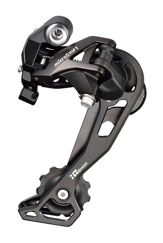 MICROSHIFT XLE Schaltwerk, 10-fach (1/2x10), Shimano kompatibel, kurzer Käfig, max. Modus 32-36T, Kapazität 35T