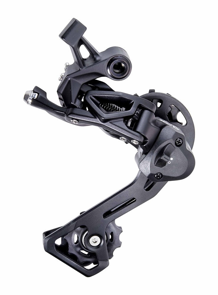MICROSHIFT XLE Schaltwerk, 10–11 Gänge, Shimano-kompatibel, mittlerer Käfig, max. Modus 40-46T, Kapazität 41T, Kupplung