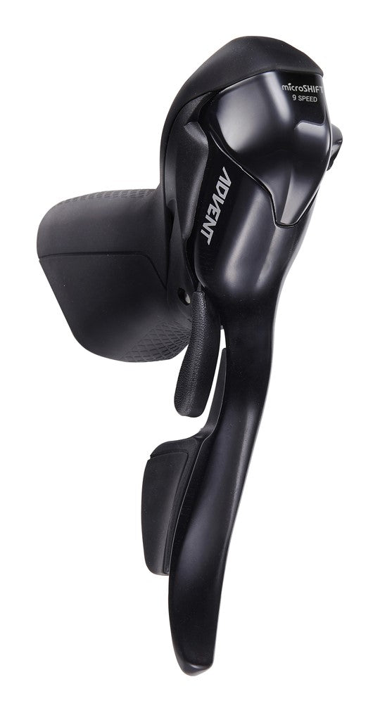 MICROSHIFT ADVENT-Hebel, rechts, 9-Gang, nicht kompatibel mit Shimano, Dual Control, Schwarz