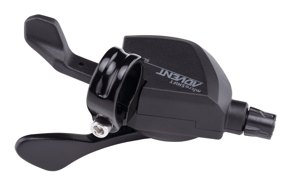 MICROSHIFT ADVENT Schalthebel, links, 2-Gang, nicht kompatibel mit Shimano, Xpress Trigger, ohne Ganganzeige