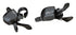 MICROSHIFT XLE-Schalthebel, Paar, 10-Gang (2x10), Shimano-kompatibel, Xpress Trigger, ohne Ganganzeige