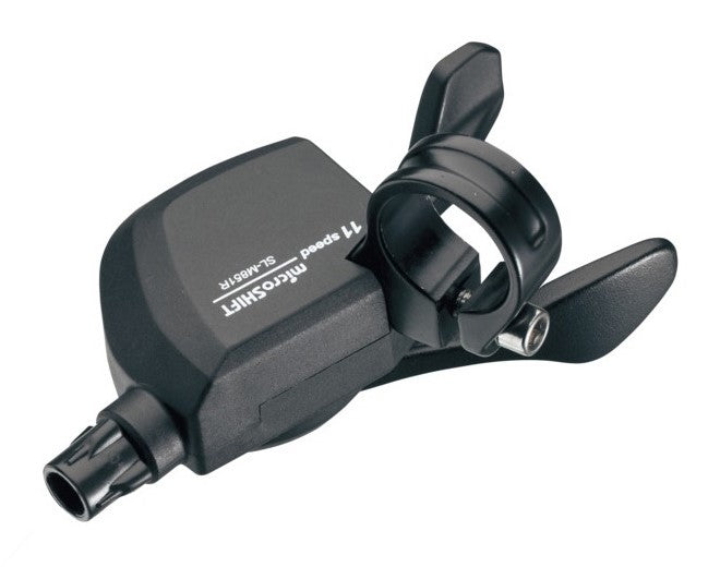MICROSHIFT XLE-Schalthebel, rechts, 11-Gang, Shimano-kompatibel, Xpress-Trigger, ohne Ganganzeige