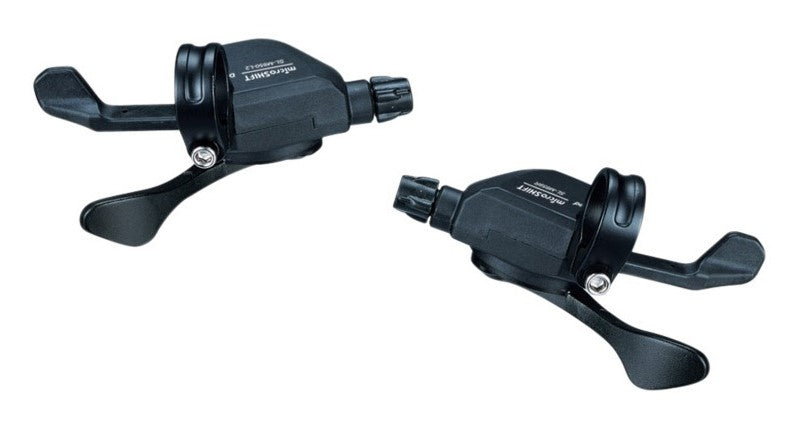 MICROSHIFT MARVO Schalthebel, Paar, 9-Gang (2/3x9), Shimano-kompatibel, Xpress Trigger, ohne Ganganzeige